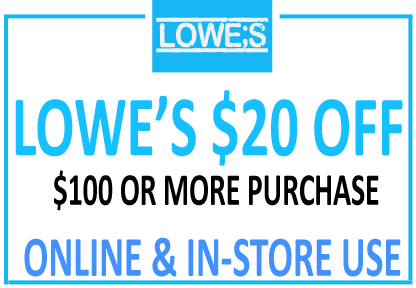 lowes 20 off coupon code